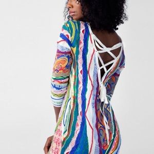 COPY - Coogi lace back dress with matching hat